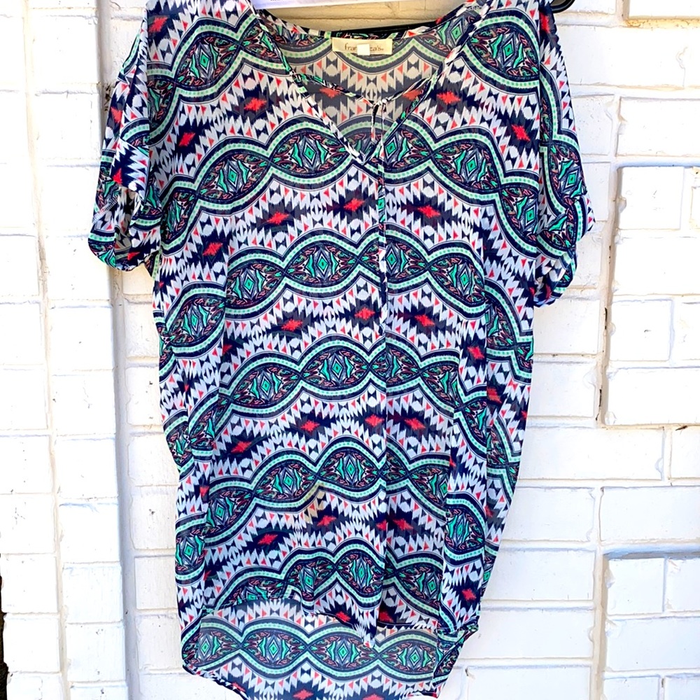 Tribal swimsuit coverup